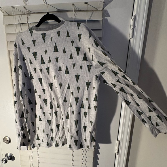 George Men's Holiday 🎄Thermal 2 Piece Pajama Set | Size L | Festive Waffle Knit - Picture 5 of 12